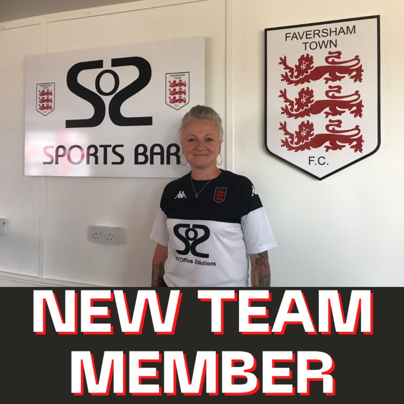 Faversham Town F.C., INTRODUCING OUR NEW SOS SPORTS BAR MANAGER